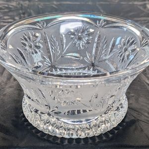 Vintage Crystal Candy Bowl 5"